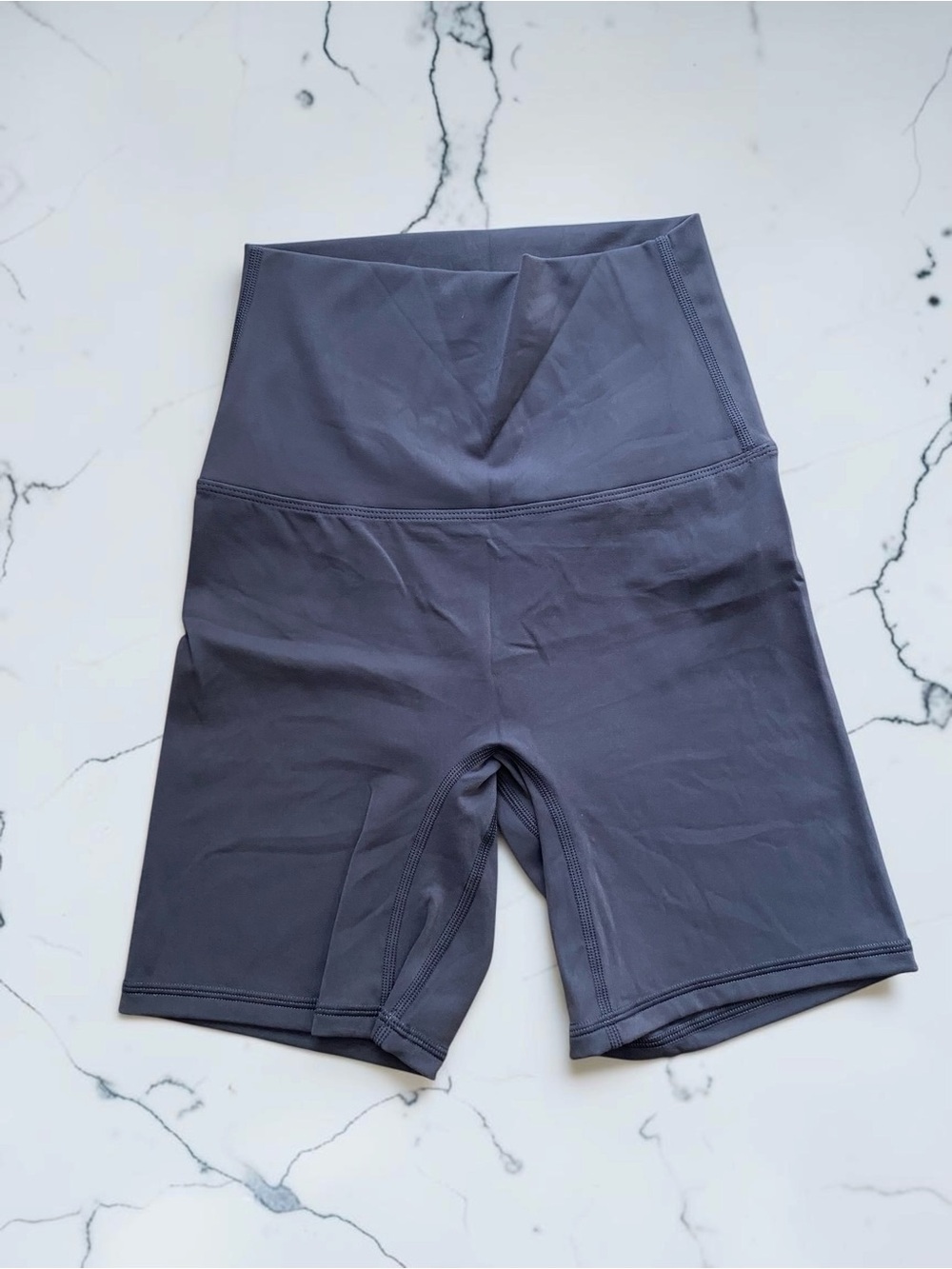 NWOT HALARA High-Rise Bike Shorts — Charcoal